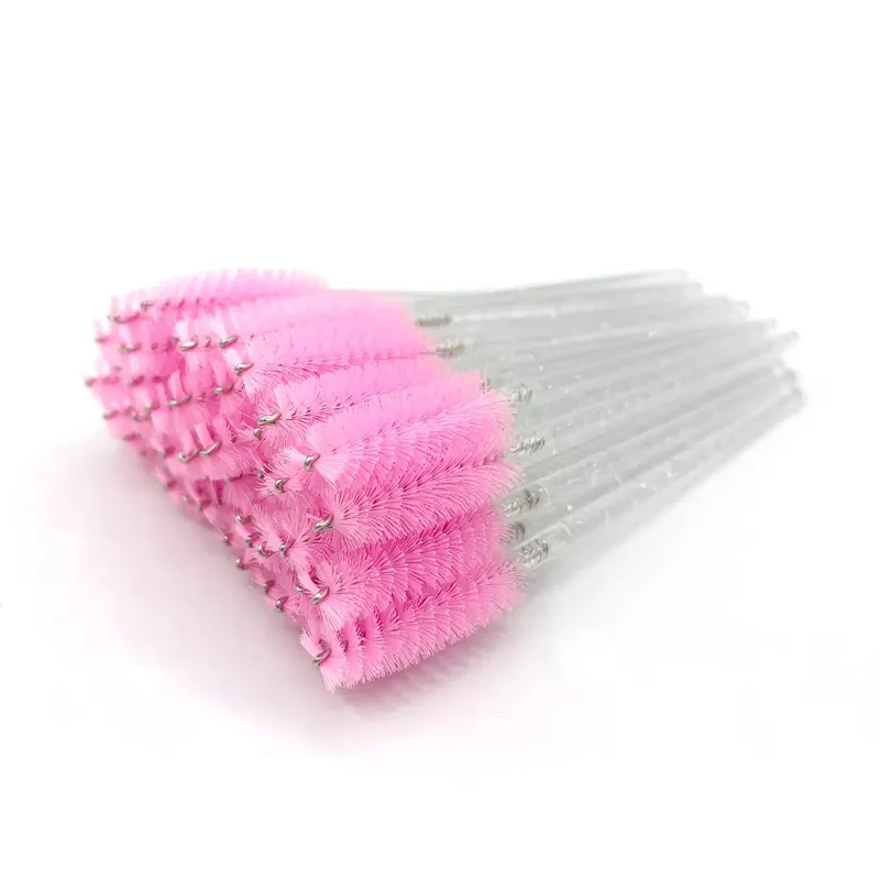 Jednorázové štětce na řasy Crystal Diamond Handle Štětec na řasy Řasenka na obočí Hůlky na řasy Potřeby pro prodloužení řas Makeup Tools