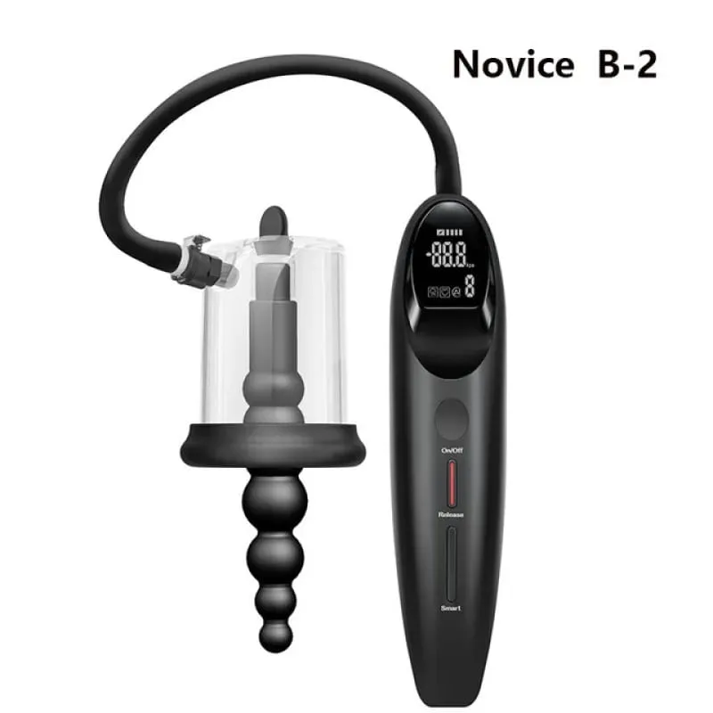 Smart Vacuum Pump Sucking Anal Plug Female Prostate Massage Stimulator Buttplug Male Masturbator Adult Sex Toys For Man Women