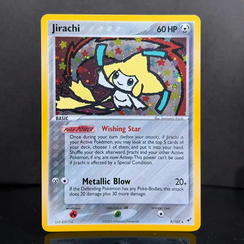 Pocket EX Deoxys Crobat Jirachi Latios Sharpedo Salamence Hariyama Deoxys Rayquaza Cosmos Holo Gold Star UR Proxy Cards