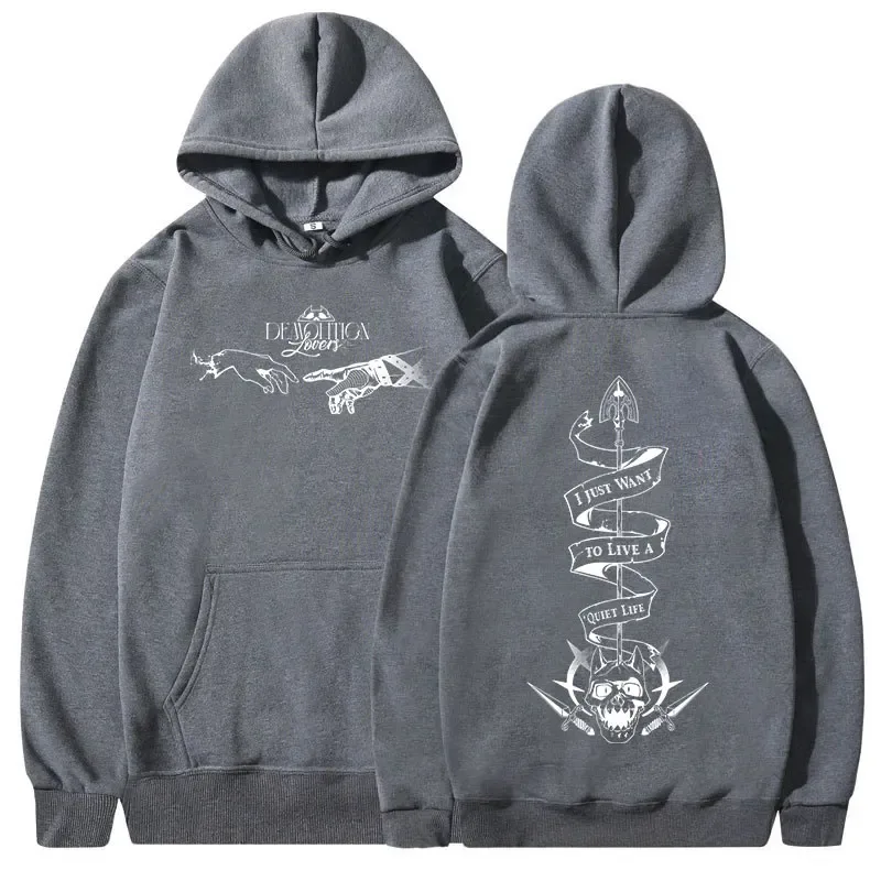 Anime Jojo Bizarre Adventure Hoodies Killer Queen Manga Graphic Hooded Sweatshirt Men Women Casual Long Sleeves Fleece Pullovers