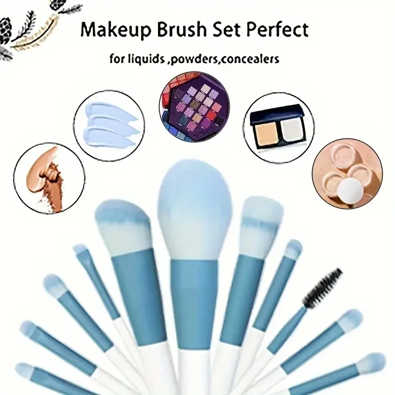 12pcs Professional Makeup Brush Set Premium Synthetic Foundation Concealer Powder Eyeshadow Blush Brushes Hygienic Beauty Tools — image 2