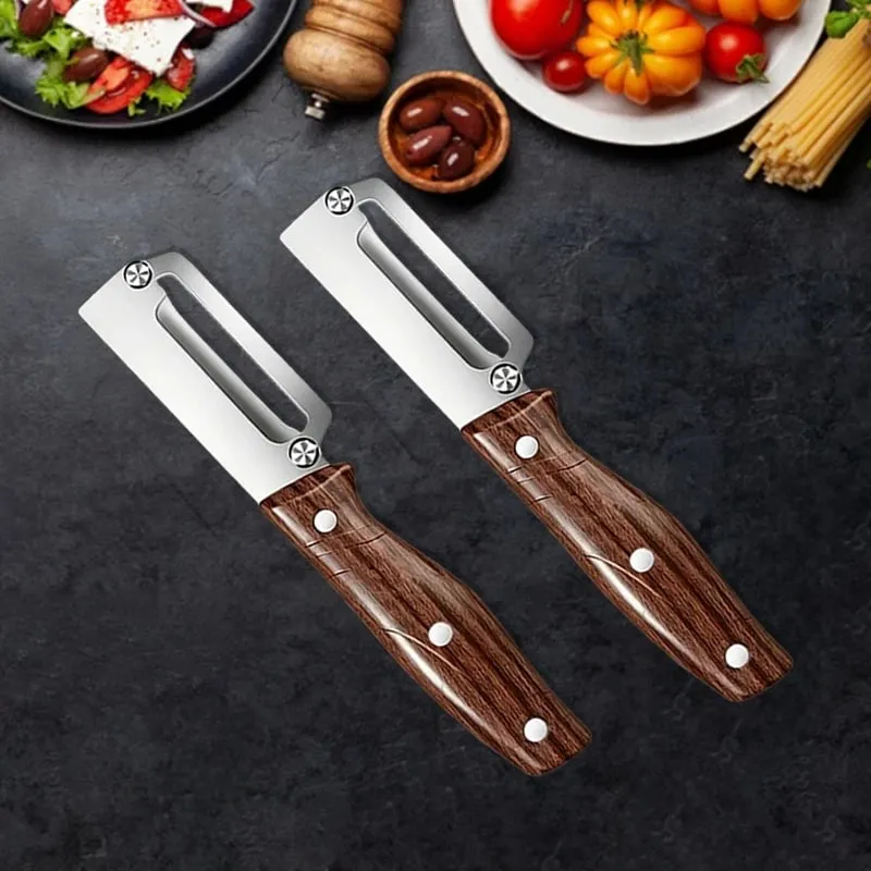 2PCS Kitchen Peeler Stainless Steel Vegetable Peeler for Cut Onions Slicing Fruit Vegetables Pumpki Specific Peeler Kitchen Tool