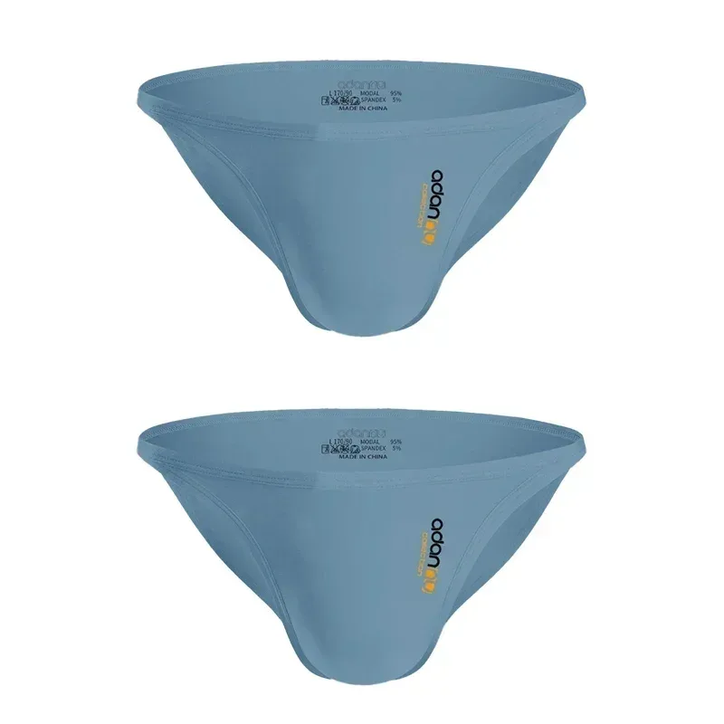 Men Modal Low‑Rise Briefs Sexy Solid Color Simple Triangle Underwear Sports Breathable Comfortable Male Panties