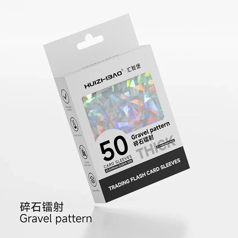 Obal na holografické karty 65,5 × 90 mm Barevný průhledný chránič karty pro TCG standardní/japonský obal na karty