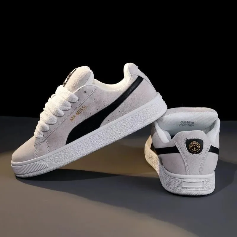 2026 New Men's Shoes Fashion Versatile Breathable Casual Shoes Anti Slip Thick Soled Board Shoes