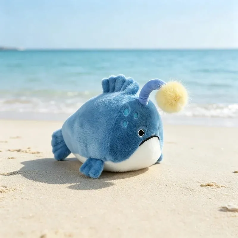 New Creative Ocean Plushies Sea Urchin Lanternfish Crab Orca Plush Throw Pillows Cute Marine Animal Decorative Cushions for Sofa