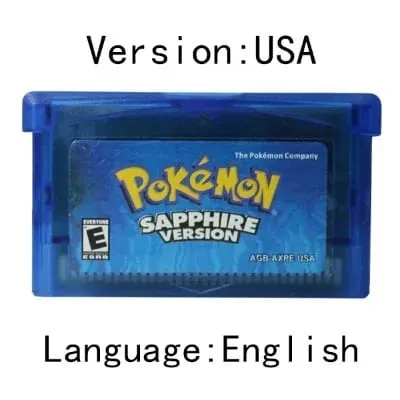 GBA Game Pokemon Series Video Game Cartridge Console Card Pokemon Emerald FireRed Ruby LeafGreen Sapphire Multi-language