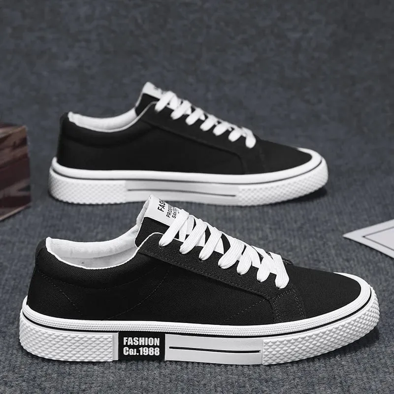 Hot Sale Fashion Red Canvas Shoes Men Classic Low-top Men's Canvas Sneakers Harajuku Hip Hop Skateboard Shoes Men Casual Sneaker — image 7