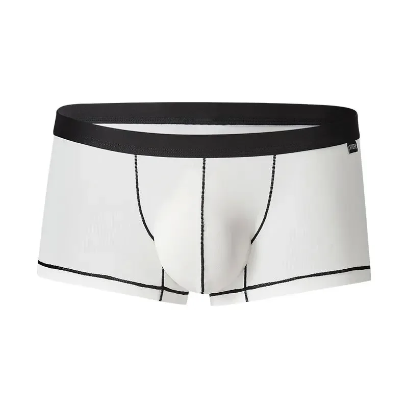 Lingerie sexy da uomo ultra sottile in seta di ghiaccio U Touch comoda, traspirante, boxer sexy, boxer da uomo GT272