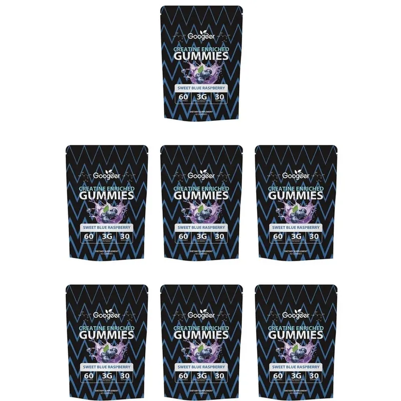 Creatine Monohydrate Gummies for Strength Support During Training Post-Workout Recovery Support Blue Raspberry 60 Gummies — image 13