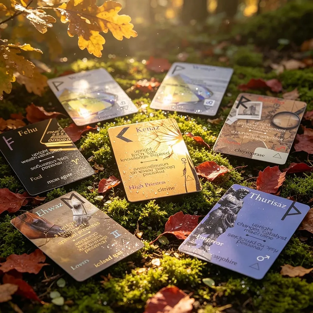 Ancient Wisdom Runes Deck A 25 Runes Oracle Cards Fortune Telling Divination Cards For Inspire Your Life and Destiny Game Cards