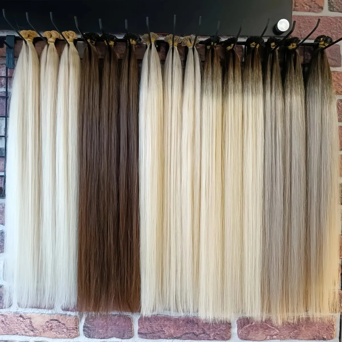 Human Hair Flat Tip Extension Remy Hair18-30inch Real Remy Silky Straight Black Brown Pre Bonded Keratin Fusion Hair