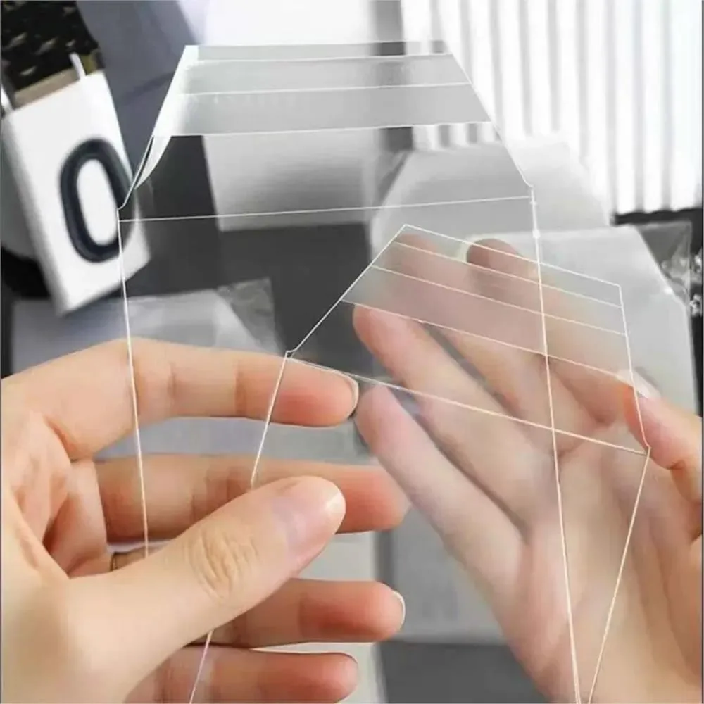 100PCS Clear Protective Sleeves Fit For 35PT-100PT Hard Plastic Card Holder For Pokemon TCG Game Trading Sports Cards Protector