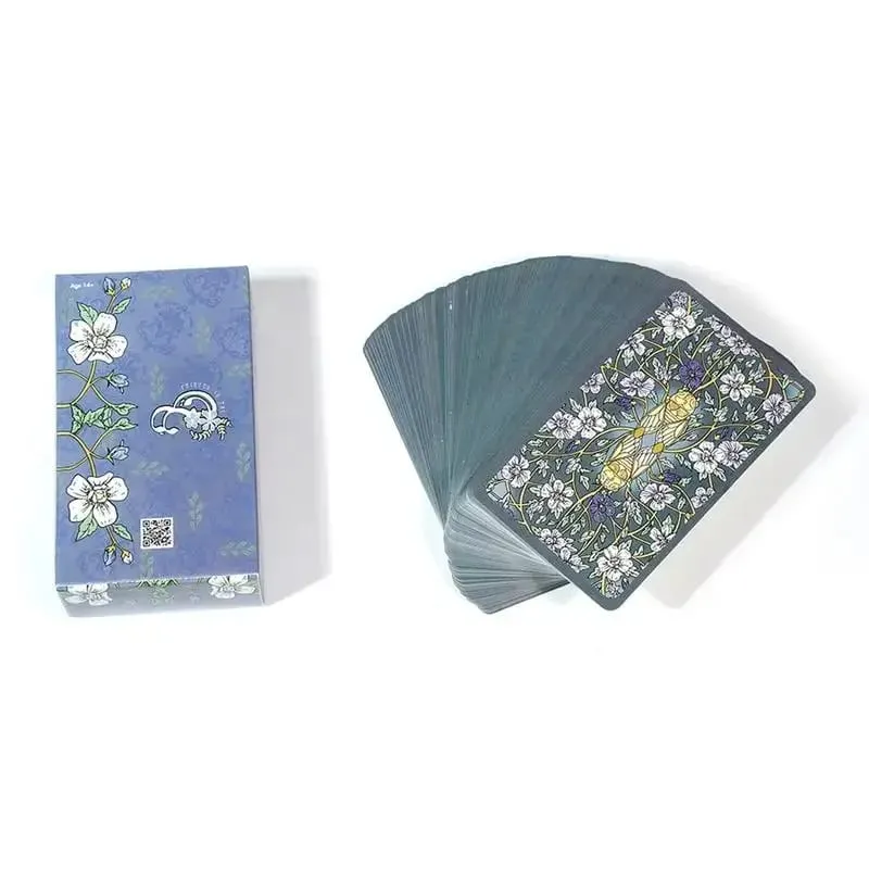 78 dek Kad Tarot The Forager's Daughter Permainan Papan Kad Oracle Permainan Pesta Alat Ramalan Misteri Dek Ramalan