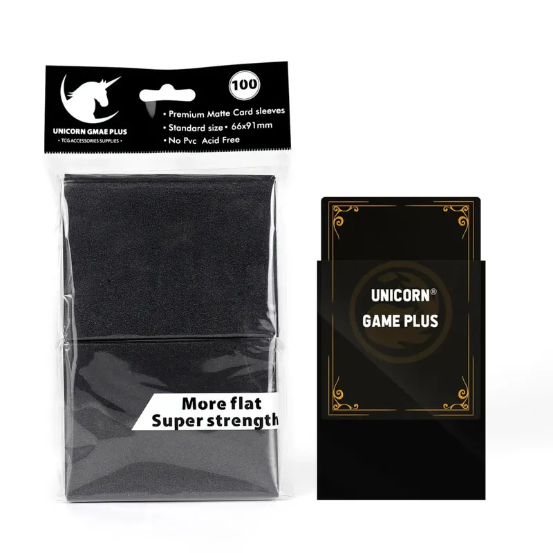 100 peças 2.5 "x 3.5" mangas de cartão de negociação premium 66x91mm cartas de jogo de tabuleiro de tamanho padrão para mtg magic Gathering cartão de jogo lorcana