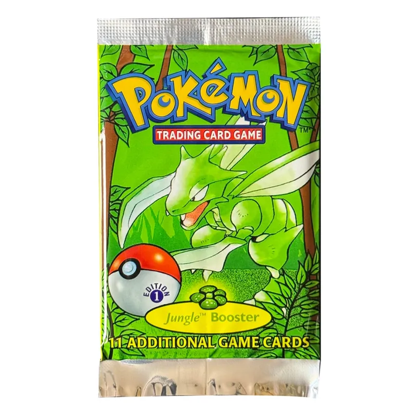 Pokemon Proxy Cards Jungle Booster Pack 1st Edition 11cards/pack Flareon Scyther Wigglytuff Bag TCG Card Gifts