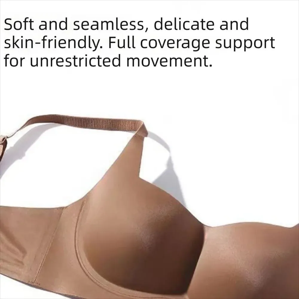New Anti-sagging Lingerie Bras Solid Color Thin Lingerie Gathered Underwear Breathable Skin-Hugging Push Up Bra For Women