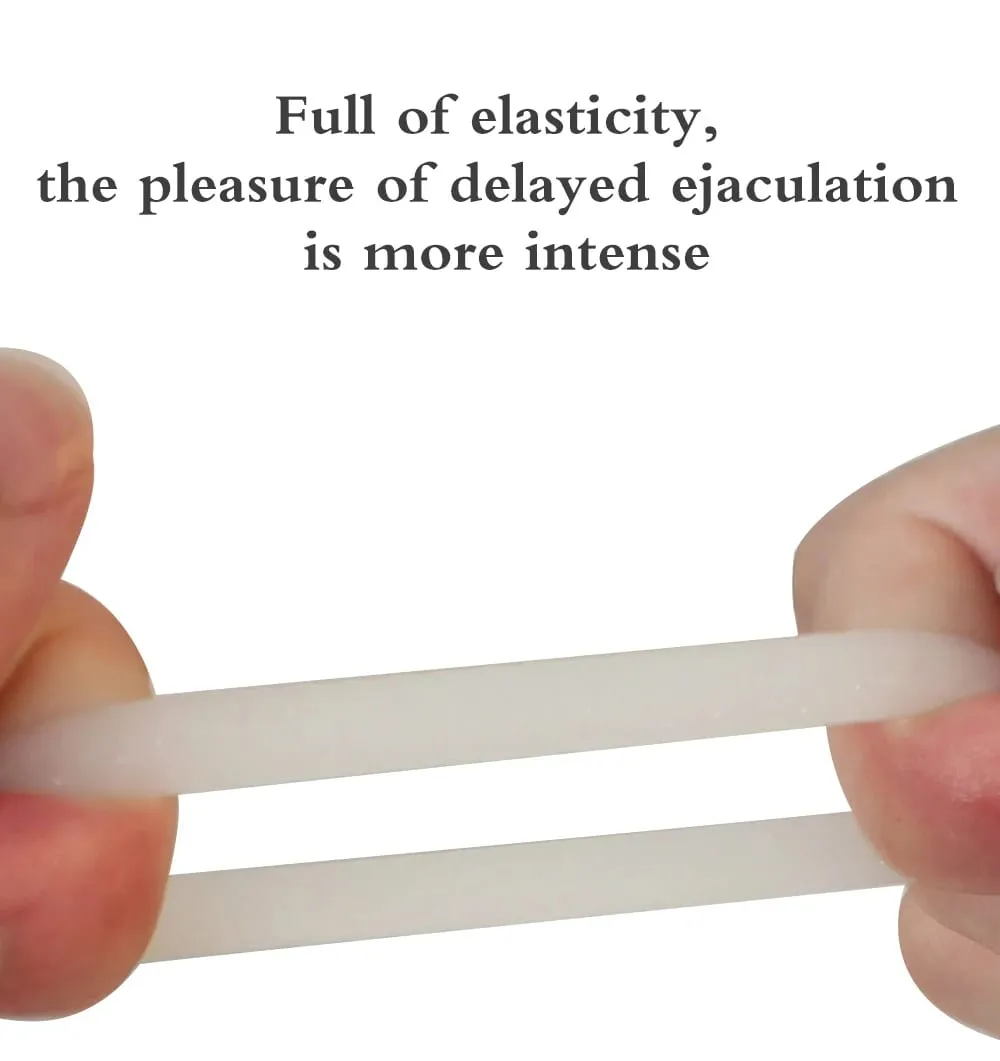 Male Penis Ring Silicone Cock Ring Lock Delay Ejaculation Thick Cockring Ball Stretcher nillo pene Sex Toys For Men penisring