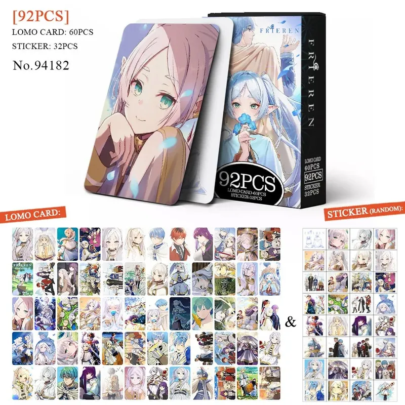 Anime Attack on Titan‌ Lomo Card Pohlednice Hračka Haikyuu Lékárnické deníky Honkai Star Rail Collection Karty s nálepkami Dárek