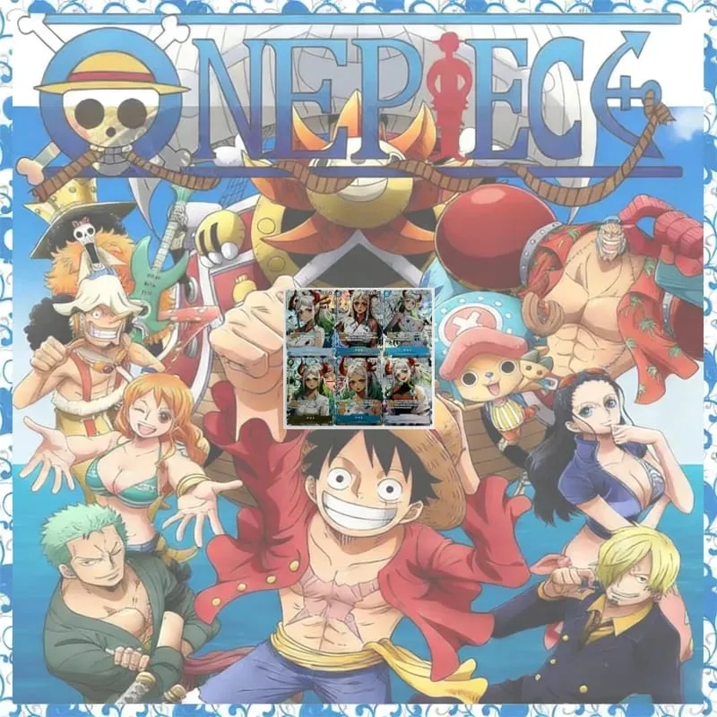 Anime One Piece Diy Color Flash Cards Hancock Perona Nami Robin Yamato Collection Cards Christmas Birthday Gifts Children's Toys
