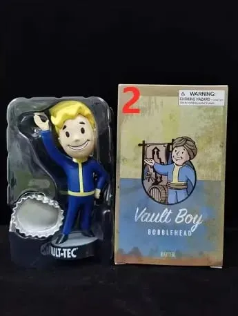 Anime Bobblehead Cute Vault Boy Full Set Action Figure Toys Collection Model Doll Desktop Ornament Display Boy Gifts