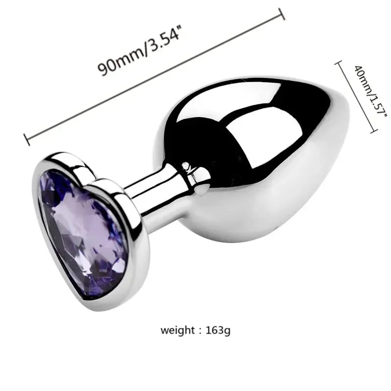 S/M/L Metal Anal Plug Butt Plug Sex Toy Butt Toy for Women Men Couples Gay Adult Game Masturbator Anal Diamond Sex Shop