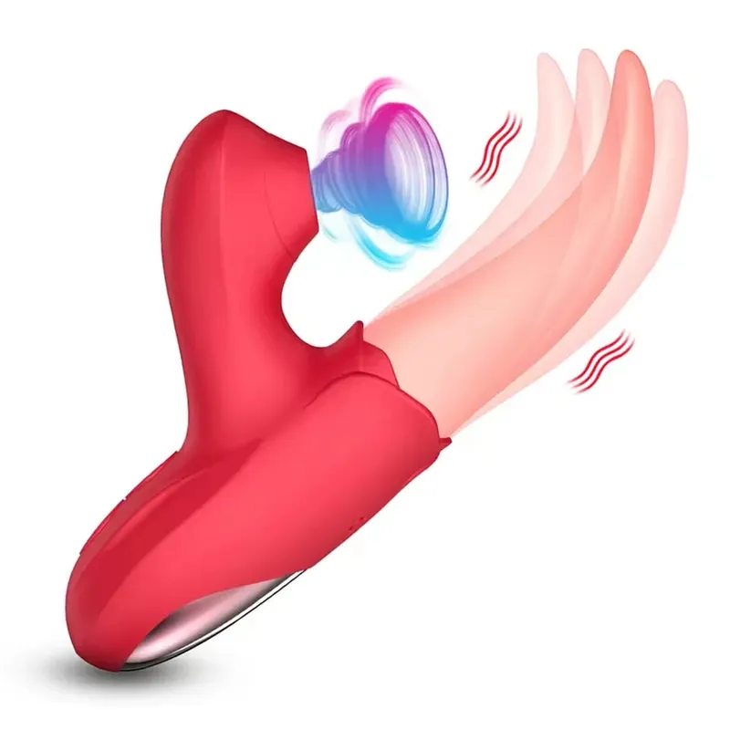 Powerful Sucking Vibrator for Women Tongue Licking Clitoral Stimulator G Spot Massager Pleasure Couples Sex Toys Waterproof