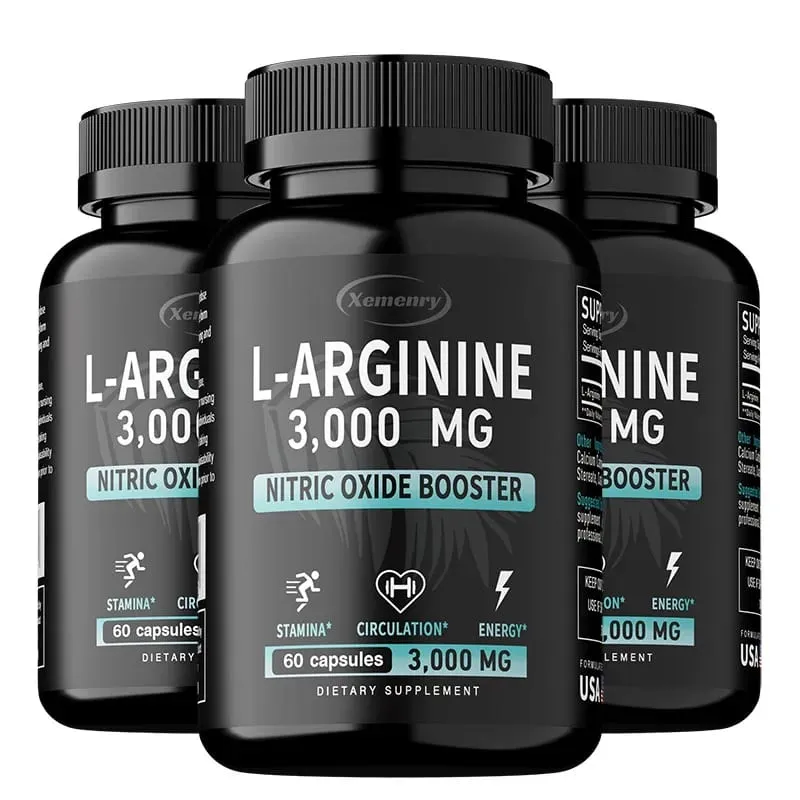 L-Arginina 3000 mg - Wspomaga wzrost mięśni Funkcja naczyń Zwiększa energię Poprawia wytrzymałość i wspomaga krążenie krwi — image 10