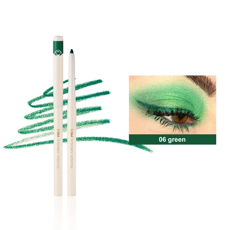Silky Long Lasting Eye Liner Pencil Blade Tip Natural Matte Wine Red Eyeliner Easy To Color and Waterproof Eye Make Up Cosmetics