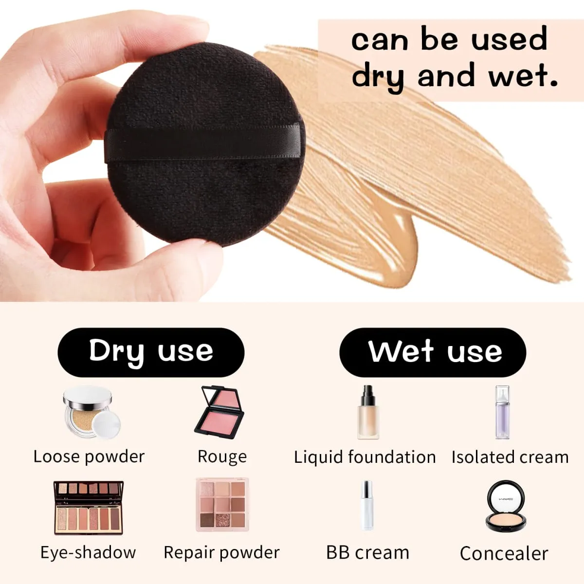 12Pcs Complete Makeup Tool Kit 7 Makeup Brushes 2 Beauty Sponges Eyelash Curler Powder Puff Storage Bag Full Cosmetic Set