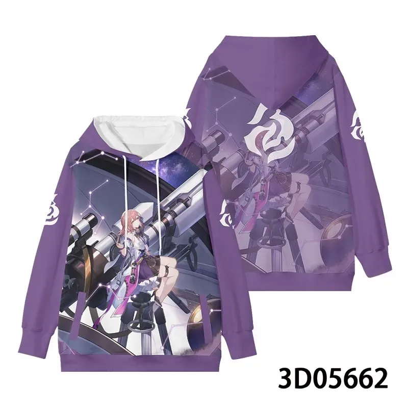 New Game Honkai: Star Rail All Role Playing Hoodies 3D Print Anime Sweatshirt Oversized Men Women Long Sleeve Tracksuit Pullover