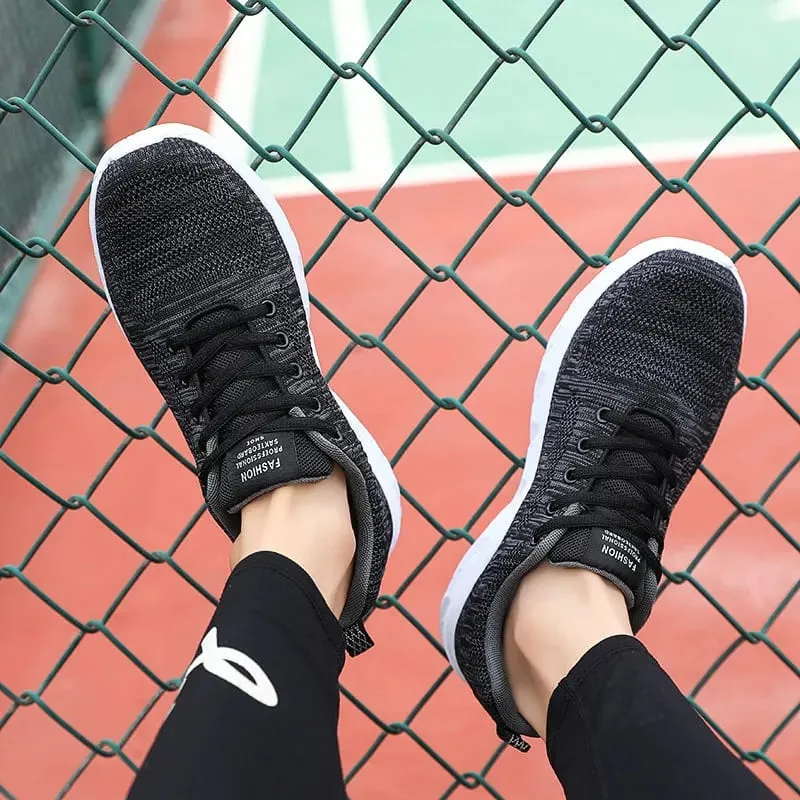 Sommer Mænd Casual Sneakers Mesh Løbesko Blød sål Komfortable gåsko Mode Sport Udendørs Letvægtsfodtøj