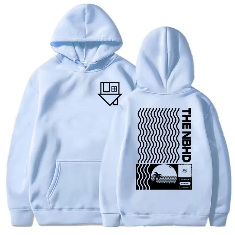 Album Wiped Out Printing Hoodies NBHD The Neighbourhood Band Sweatshirts LongSleeve Hooded Pullovers environmental protection