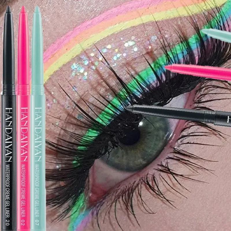 20 Colors Matte Eyeliner Waterproof Long Lasting Gel Liner Easy To Use Rotatable Eyeliner Colorful Eye Liner Eyes Makeup Tools — image 3
