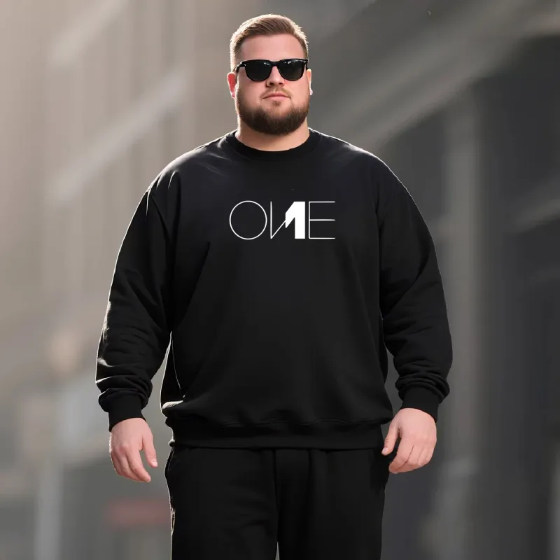 Plus Size Men's Sweatshirt 110-185KG Autumn Winter Casual Pullover High-quality Pure Cotton Sweatshirt Male Clothing 5XL 6XL 7XL