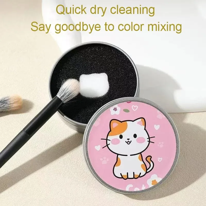 New 1 Piece Sponge for Cleaning Brushes Dry Brush Cleaning Sponge Removal Portable Cleaning Case HZSQJGJ01 — image 2