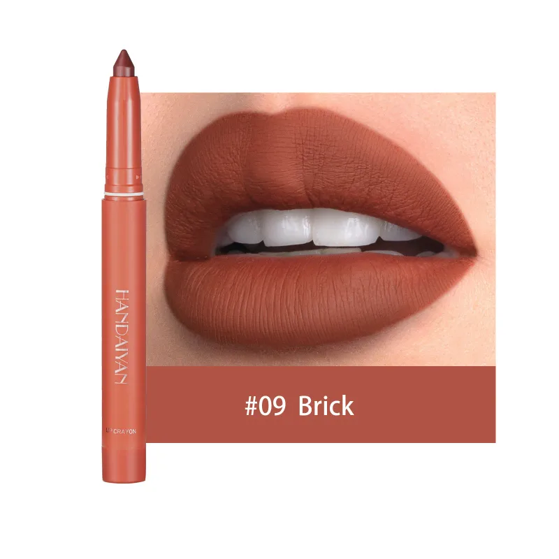 Waterproof Cherry Red Matte Lipstick Sexy Lipliner Pencil Plumping Stain Natural Nude Pink Lip Liner Outline Lips Contour Makeup