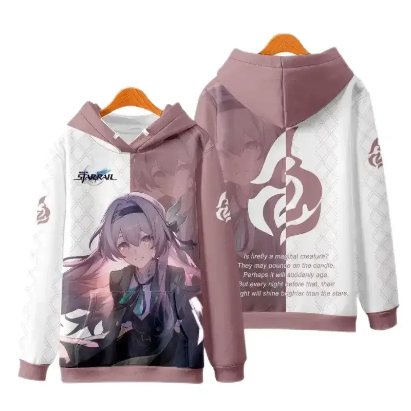 New Game Honkai: Star Rail All Role Playing Hoodies 3D Print Anime Sweatshirt Oversized Men Women Long Sleeve Tracksuit Pullover