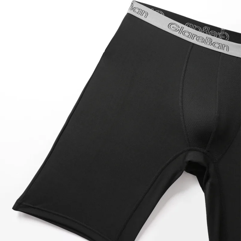 4 Pieces Mixed Colors Quick-Dry Long Leg Boxer Briefs Underpants Underwear For Home And Sports Hight Quality Male Panties Pants