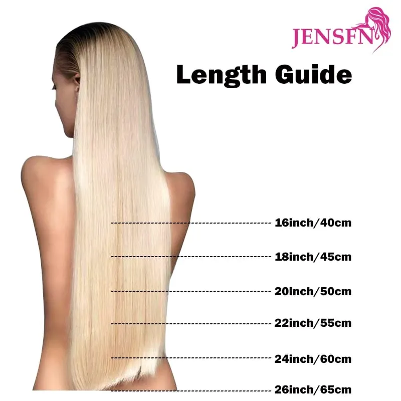 Straight 100% Real Human Hair Weft Bundles Extensions 50g/Pcs 16"-24" Remy Natural Hair Sew In Weaves Brown Blonde Color — image 5