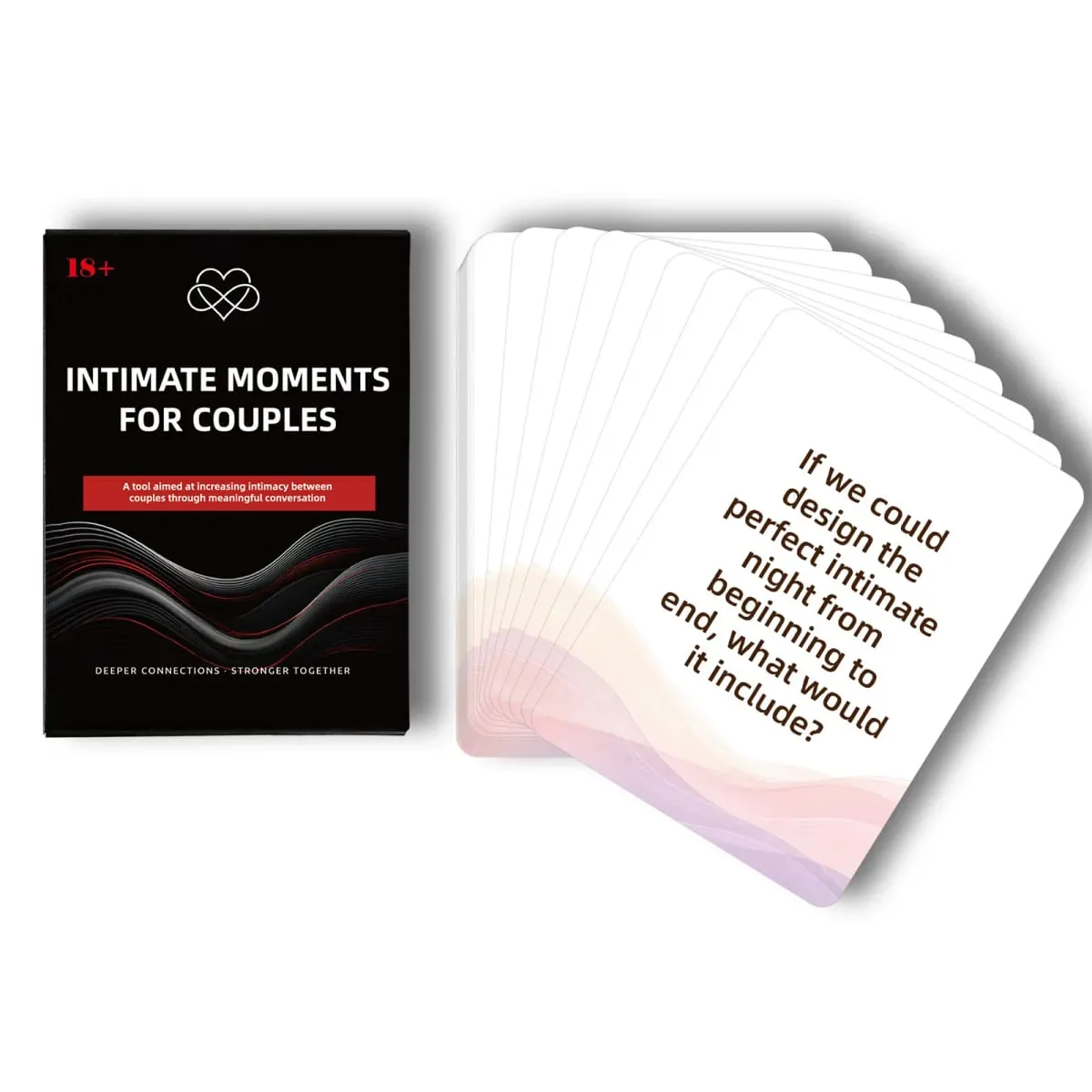50Pcs Couple Interactive Question Cards Fun Intimate Conversation Cards Relationship Bonding Game Cards for Lovers — image 5