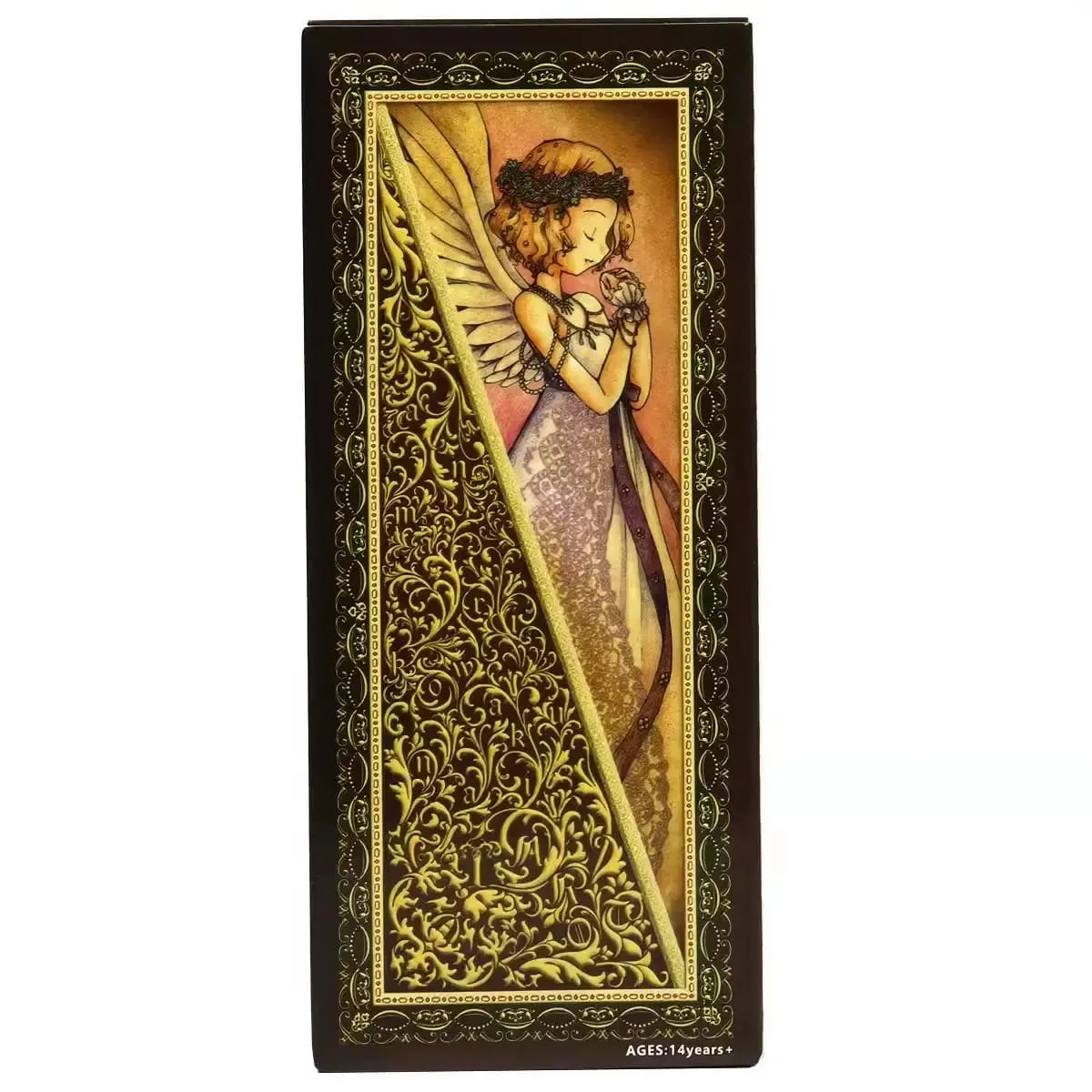 Cartes de Tarot à faible peur, 78 pièces, jeu de conte de fées, Anime, Kawaii, mignon Oracle Divination, jeu de société convivial pour débutants, esprit de sorcellerie