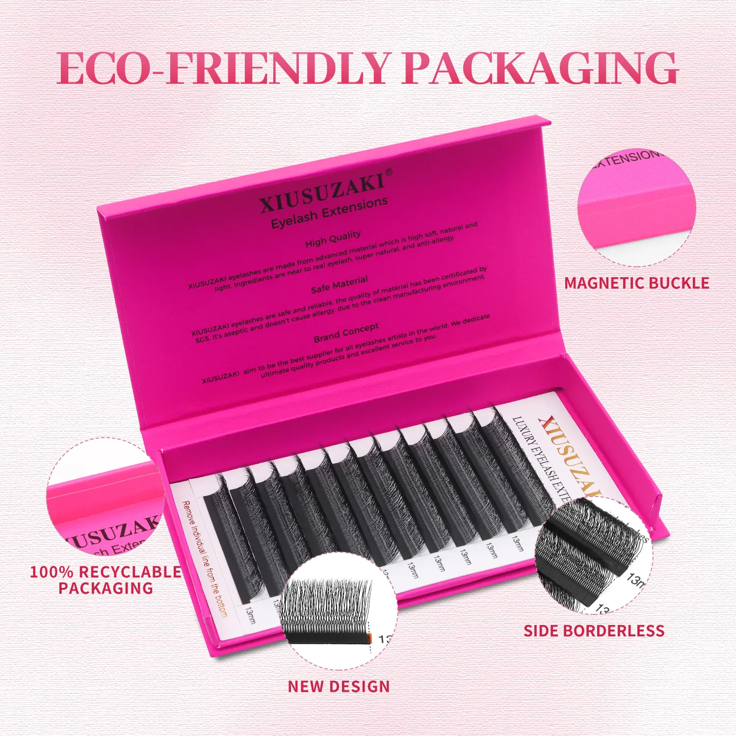 U Shaped 4D Eyelashes Extensions Matte Black U 4D Lashes Premade Fans Volume False Lashes Wholesale Suppliers Shop