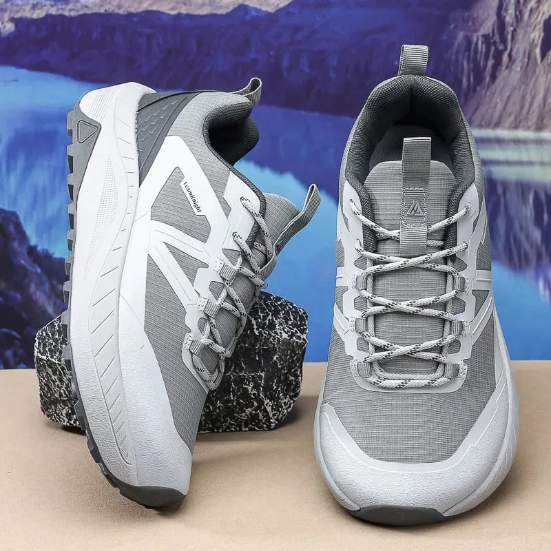 New Wide Head Sneakers Men's Outdoor Mountaineering Anti Slip Sneakers Spring and Autumn Fashion Leisure Travel Hiking Shoes — image 1