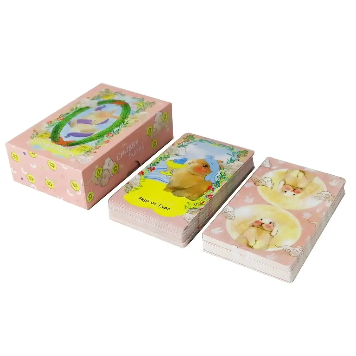 12*7cm Chubby Bunny Tarot A 78-card Deck Featuring Cute Bunnies 2.75 X 4.75'' Packaging Rigid Box — image 4