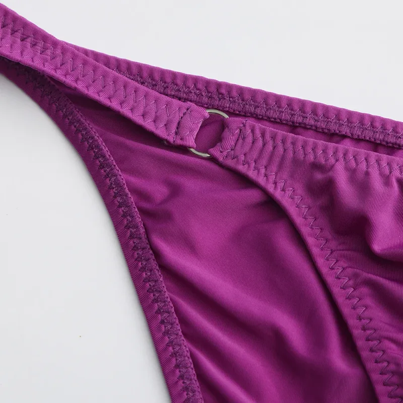 Men's Half-covered Butt Briefs Bulge Pouch Comfortable Underwear Gay Lingerie Sexy U Convex Belt Loop Low Waist Underwear — image 10
