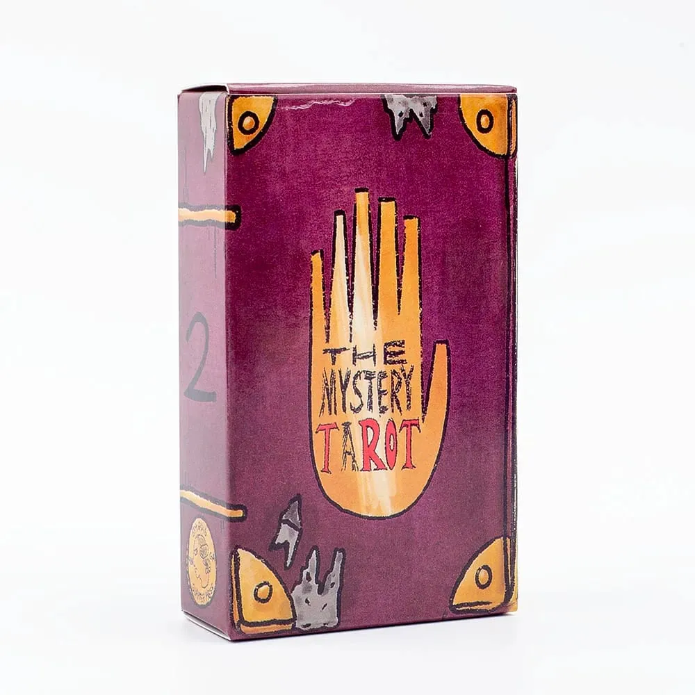 The Mystery Tarot 78 Card Deck for Mysterious Divination Family Party Gift English Version Oracle 10.3x6cm Board Playing Game