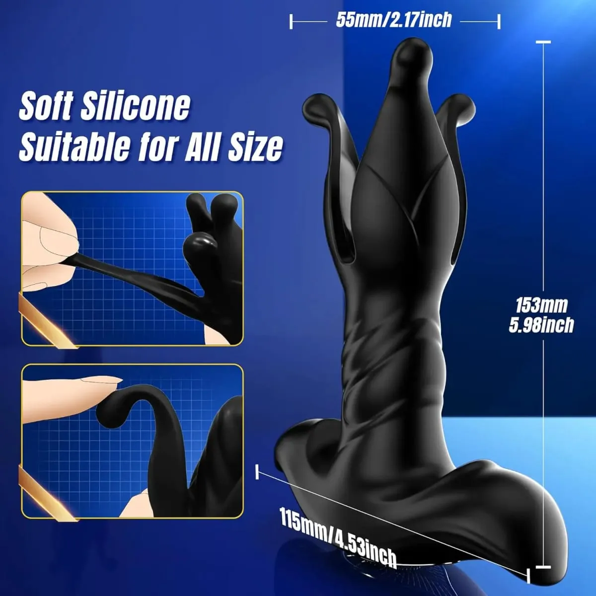 Remote Controlled Thrusting Anal Plug Vibrator Vibrating Butt Plug Male Prostate Massager Buttplug Adults Goods Sex Toy for Men