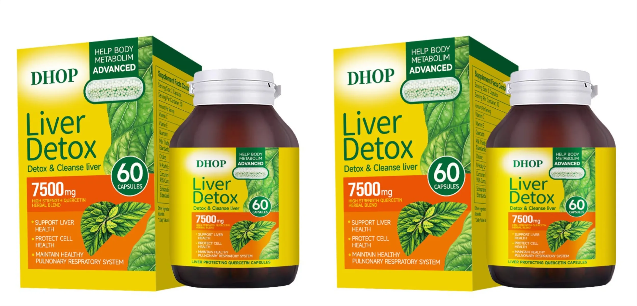 Milk Thistle Liver Health Capsules 60 Count with Vitamin C E Choline Curcumin- Supports Healthy Liver Function
