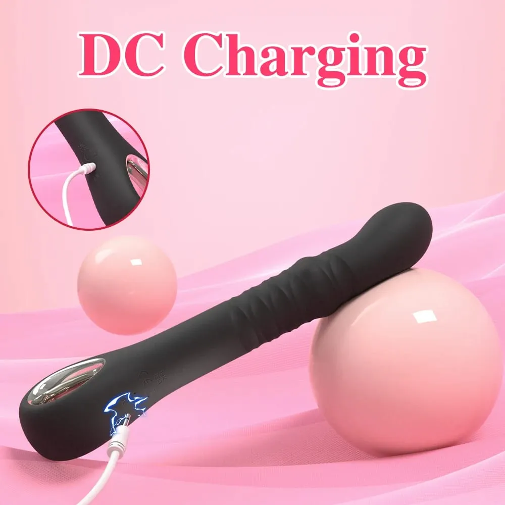 Swing G Spot Dildo Vibrator Women Clitoris Stimulator Vibrating Telescopic Anal Butt Plug Female Thrusting Sex Toys for Adults — image 6